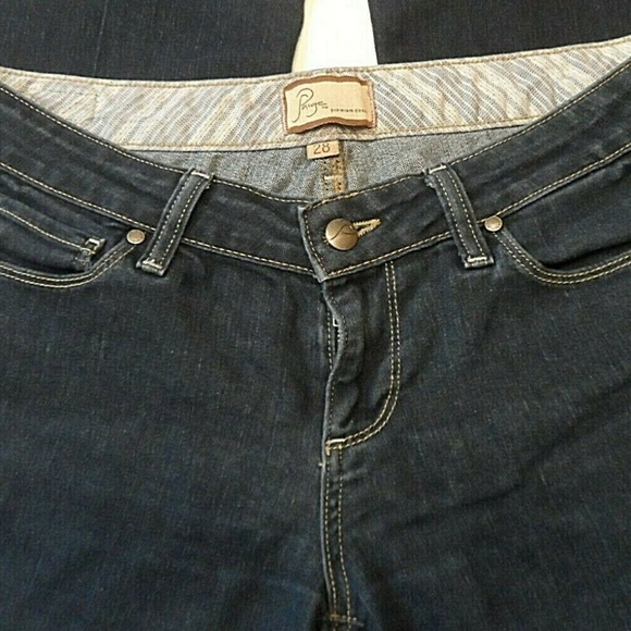 Paige Womens Jeans Size 29 Petite Canyon Boot Cut - Picture 3 of 8